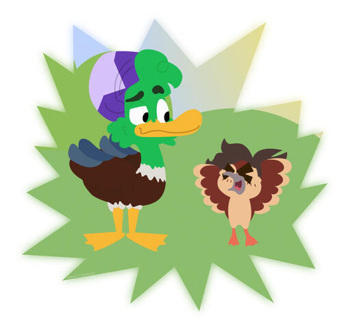 Gwenberta and Sour Duck (@mildedmir)